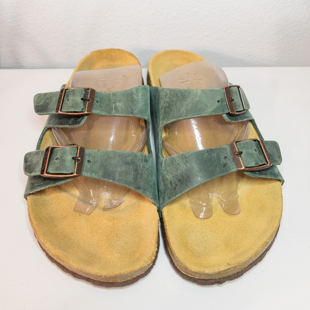 Zeppa sandals leather